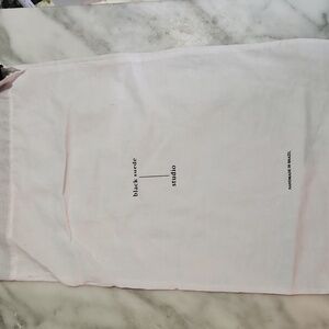 Black Suede Studio White Dust Bag